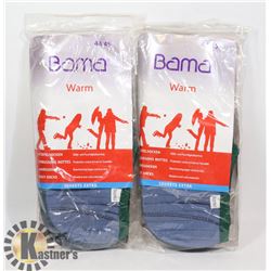 BAMA WARM BOOT SOCKS SIZE 10/11