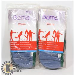 BAMA WARM BOOT SOCKS SIZE 10/11