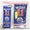 Image 1 : 2 OILERS MARK MESSIER RETIREMENT BANNERS NHL
