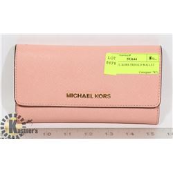 MICHAEL KORS TRIFOLD WALLET PINK