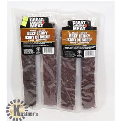 2 PACKS OF MILD BEEF JERKY