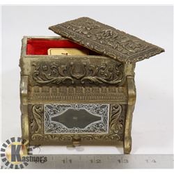 METAL PIANO MUSIC BOX JAPAN JEWELRY CASE