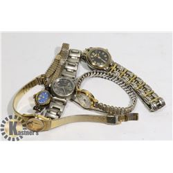 BAG OF 5 UNTESTED LADIES WATCHES ESTATE