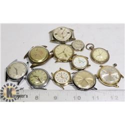 BAG OF 11 UNTESTED WATCH FACES ESTATE
