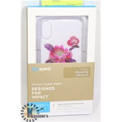 NEW SPECK X / XS IPHONE CASE - FLORAL DESIGN