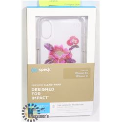 NEW SPECK X / XS IPHONE CASE - FLORAL DESIGN