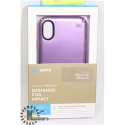 NEW SPECK X / XS IPHONE CASE - PURPLE DESIGN