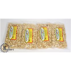 4 BAGS OF SALTED PEANUTS