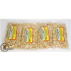 4 BAGS OF SALTED PEANUTS