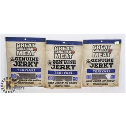 3 BAGS OF TERIYAKI BEEF JERKY