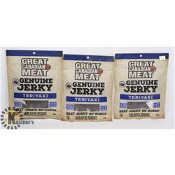 3 BAGS OF TERIYAKI BEEF JERKY