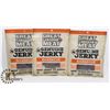 Image 1 : 3 BAGS OF BARBECUE BEEF JERKY