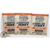 Image 1 : 3 BAGS OF BARBECUE BEEF JERKY