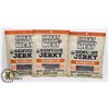 Image 1 : 3 BAGS OF BARBECUE BEEF JERKY