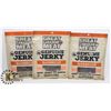 Image 1 : 3 BAGS OF BARBECUE BEEF JERKY