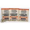 Image 1 : 3 BAGS OF BARBECUE BEEF JERKY