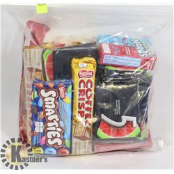 BAG OF ASSORTED CHOCOLATE AND CANDY