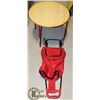 Image 1 : 24" ROUND CHILDREN TABLE + GROCERY CART