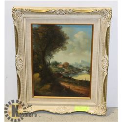 OIL ON CANVAS SIGNED ZOCCHI. ESTATE