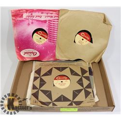 8 JOHNNY CASH & HANK WILLIAMS 78 RECORDS