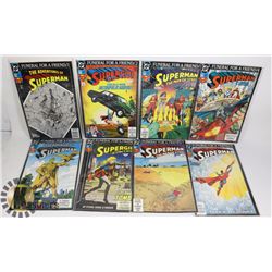 7 FUNERAL FOR A FRIEND SUPERMAN & SUPERGIRL COMICS