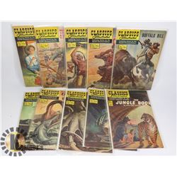TEN 15 CENT COMICS