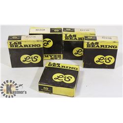 5 NEW OLD STOCK L&S BEARINGS