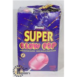 BOX OF 36 CHARMS SUPER BUBBLEGUM LOLLIPOPS