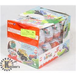 CASE WITH 24 20G BOYS KINDER SURPRISE EGGS