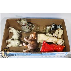 FLAT OF ESTATE CAT ORNAMENTS