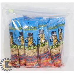 12 BAGS OF PLANTERS SALTED PEANUTS