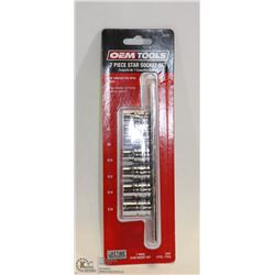 NEW OEMTOOLS 7 PC STAR SOCKET SET - E6,E7,E10,E12