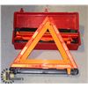Image 1 : EMERGENCY WARNING TRIANGLE FLARE KIT