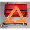 Image 1 : EMERGENCY WARNING TRIANGLE FLARE KIT