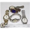 Image 1 : BAG OF 5 UNTESTED MEN'S WATCHES ESTATE