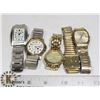 Image 1 : BAG OF 5 UNTESTED MEN'S WATCHES ESTATE