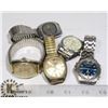 Image 1 : BAG OF 5 UNTESTED MEN'S WATCHES ESTATE