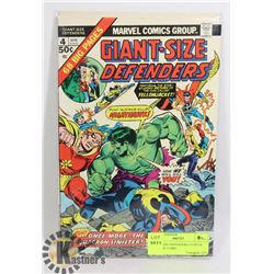 GIANT SIZE DEFENDERS # 4 HULK STRANGE COMIC