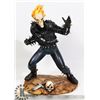 Image 1 : GHOSTRIDER 10 INCH CERAMIC FIGURE WITH DAMAGE