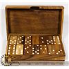 Image 1 : WOODEN DOMINOES SET