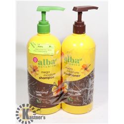 ALBA BOTANICA COCONUT MILK SHAMPOO & CONDITIONER
