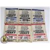 Image 1 : 6 ASSORTED BAG OF BEEF JERKY