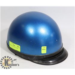 VINTAGE BLUE RIDING HELMET