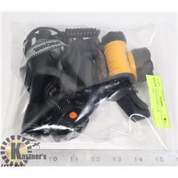 BAG OF HEADLAMPS (2) & FLASHLIGHT