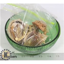 GREEN DEPRESSION E. O. BRODY BOWL FULL