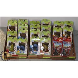 3 FLATS OF ASSORTED KIDS TOYS