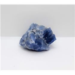 13)  BLUE CALCITE MINERAL SPECIMEN