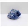 Image 1 : 13)  BLUE CALCITE MINERAL SPECIMEN