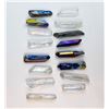 Image 1 : 3)  LOT OF 16 TITANIUM QUARTZ HEALING