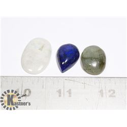 #144-MOONSTONE/ LAPIZ LAZULI/ LABRADORITE